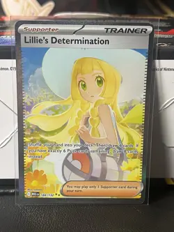 Pokemon Lillie’s Determination SIR 184/132 (Mega Evolutions) Mint Condition - Image 1