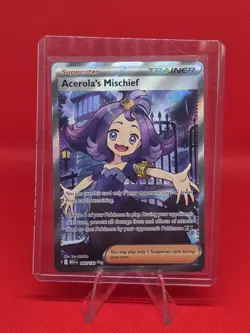 Pokemon TCG Acerola's Mischief 165/132 Me01: Mega Evolution Holo - Image 1