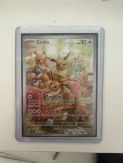Pokemon Eevee Illustration 188/167 Sv06: Twilight Masquerade Holo IR - Image 3
