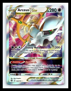 💥 Pokemon TCG Brilliant Stars ARCEUS VSTAR 123/172 Ultra Rare Holo - Image 1