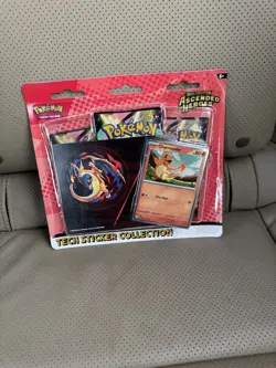 Pokemon TCG Ascended Heroes Tech Sticker Gastly And Charmander Two Pack Bundle - Image 3