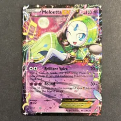 Pokemon TCG Meloetta EX RC11/RC25 Legendary Treasures Holo Ultra Rare 110HP - Image 1