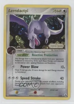 Aerodactyl Reverse Foil Pokemon EX Legend Maker #1 2006 - Image 1