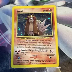 Entei Neo Revelation 6/64 Holo Rare Unlimited Ungraded Pokemon TCG Swirl - Image 1