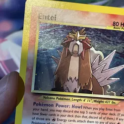 Entei Neo Revelation 6/64 Holo Rare Unlimited Ungraded Pokemon TCG Swirl - Image 2