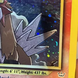 Entei Neo Revelation 6/64 Holo Rare Unlimited Ungraded Pokemon TCG Swirl - Image 4