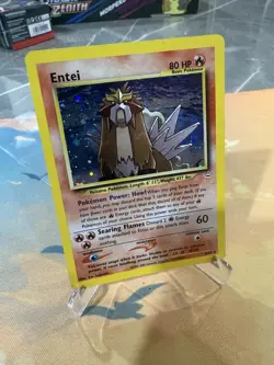 Entei Holo 2001 Pokemon TCG - Neo Revelation Card 6/64 Swirl 🌀 NM - - Image 3