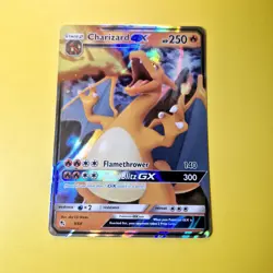 Charizard GX Hidden Fates 9/68 Holo Ultra Rare Full Art Pokemon Card Tcg - Image 1