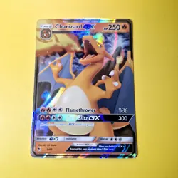 Charizard GX Hidden Fates 9/68 Holo Ultra Rare Full Art Pokemon Card Tcg - Image 2