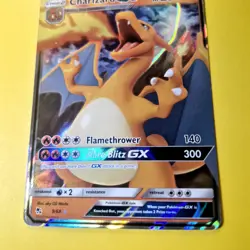 Charizard GX Hidden Fates 9/68 Holo Ultra Rare Full Art Pokemon Card Tcg - Image 3