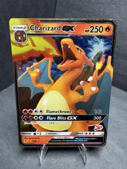 Pokemon TCG Charizard GX 9/68 Hidden Fates Ultra Rare Full Art Pokemon Card - Image 2