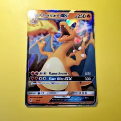 Charizard GX Hidden Fates 9/68 Holo Ultra Rare Full Art Pokemon Card Tcg - Image 2