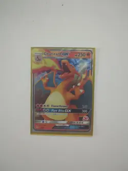 Pokemon TCG Hidden Fates Charizard Gx 9/68 NM - Image 1