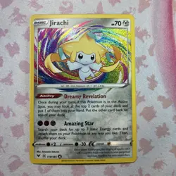 Pokemon TCG Jirachi 119/185 Amazing Rare Sword & Shield: Vivid Voltage NM - Image 1