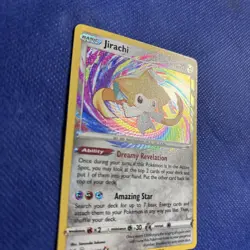 2020 Pokemon SWSH Vivid Voltage Jirachi 119/185 Amazing Rare NM - Image 3