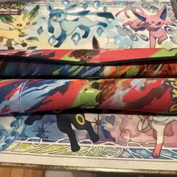 Pokemon Phantasmal Flames Charizard MEGA X UPC Play Mat - Rubber Playmat X2 - Image 2