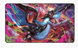 Pokemon Phantasmal Flames Charizard MEGA X UPC Play Mat - Rubber Playmat - Image 2