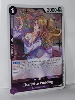 Charlotte Pudding (OP12-071/156) One Piece Legacy of the Master FOIL Rare - Image 1