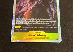 Gecko Moria SR OP14-104 One Piece The Azure Sea's Seven Foil - NM - Image 3