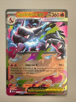 Mega Charizard Ex 013/094 Pokemon Card TCG Phantasmal Flames Holo NM - Image 1