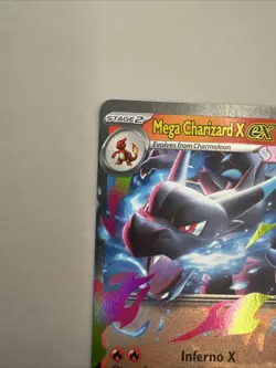 Mega Charizard Ex 013/094 Pokemon Card TCG Phantasmal Flames Holo NM - Image 3