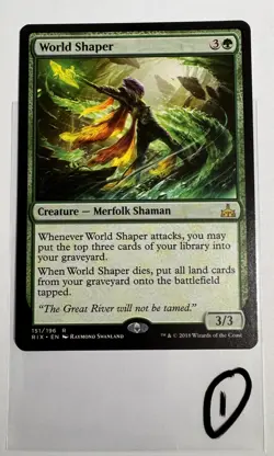 MTG Rivals of Ixalan World Shaper 151/196 magic the gathering - Image 1
