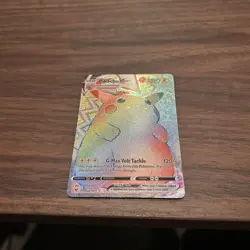 Pikachu VMAX 188/185 Vivid Voltage Rainbow Rare Holo Pokemon Card - Near Mint - Image 3