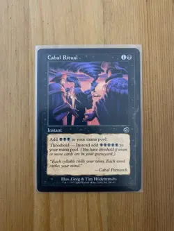 Cabal Ritual- Torment- MTG Magic The Gathering- LIGHTLY PLAYED - Image 1