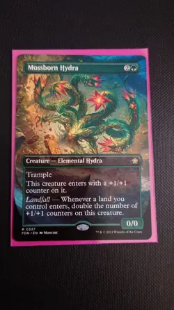Mossborn Hydra Borderless #337 - MTG Magic Card - Near Mint NM - Foundations - Image 1