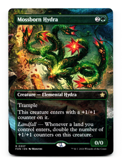 Mossborn Hydra (Borderless) - [Foundations] Magic MTG NM 🌳 - Image 1