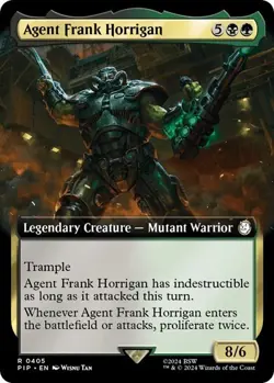 MTG Agent Frank Horrigan (Extended Art) - PIP Universes Beyond: Fallout NM - Image 1