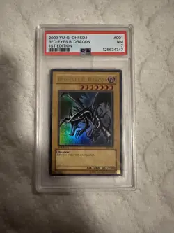 Red-Eyes B. Dragon SDJ-001 Starter Deck: Joey 1st Edition - PSA 7 - Image 1