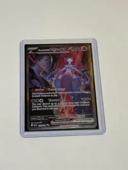 Team Rocket's Mewtwo ex 231/182 SIRDestined Rivals Pokemon Card TCG - Image 1