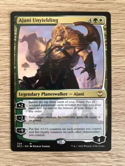 Ajani Unyielding MTG Magic the Gathering Card NM Mint New Capenna Commander NCC - Image 1