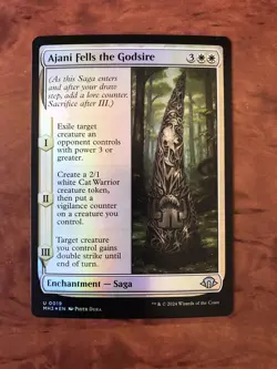 Ajani Fells the Godsire Foil MTG Magic the Gathering Card NM Mint Modern MH3 - Image 1