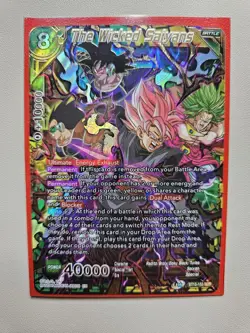 Dragon Ball Super Card Game -The Wicked Saiyans BT15-153 SCR Near Mint - Image 1