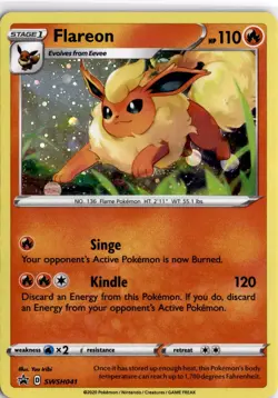 Flareon SWSH041 SWSH: Sword & Shield Promo Cards Holo - Image 1