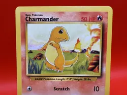 Charmander NEAR MINT NM Ungraded Card - Pokemon Base Set Unlimited 1999 -Wizards - Image 2