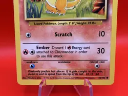 Charmander NEAR MINT NM Ungraded Card - Pokemon Base Set Unlimited 1999 -Wizards - Image 3