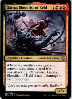Magic | DMU | Garna, Bloodfist of Keld | 200 | Normal | NM - Image 1