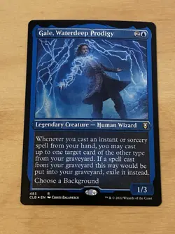 Gale, Waterdeep Prodigy (Foil Etched) CLB: Battle for Baldur's Gate NM - Image 1