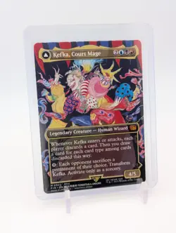 MTG - Kefka, Court Mage (0322) - Borderless Mythic #0322 - Final Fantasy NM - Image 1