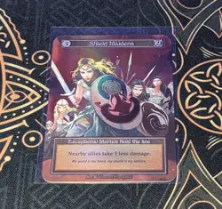 Sorcery Contested Realm Beta Exceptional Shield Maidens Foil N/NM Condition - Image 1