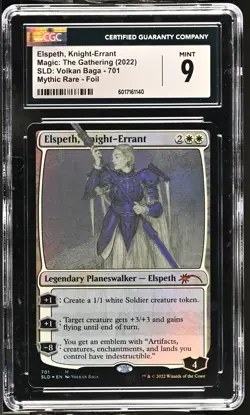 ELSPETH, KNIGHT-ERRANT Secret Lair Foil Volkan Baga CGC 9 MTG [Nos] - Image 1