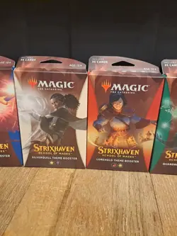 4 packs Magic the Gathering : Strixhaven School of Mages theme Booster - Image 1