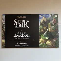 MTG Secret Lair x Avatar: The Last Airbender | My Cabbages! Rainbow FOIL SEALED - Image 1