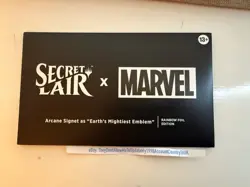 Earth's Mightiest Emblem (Arcane Signet) SEALED MtG Secret Lair x Marvel - Image 2