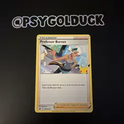 Pokemon Professor Burnet - Normal SWSH: Sword & Shield Promo Cards SWSH167 - Image 1