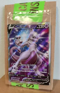 Pokemon Go Mewtwo V Full Art Promo SWSH229 SEALED Pokemon TCG Card Ready to Ship - Image 1