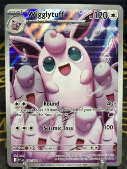 Pokemon Wigglytuff Holo Illustration Rare ME02: Phantasmal Flames 105/094 - Image 1
